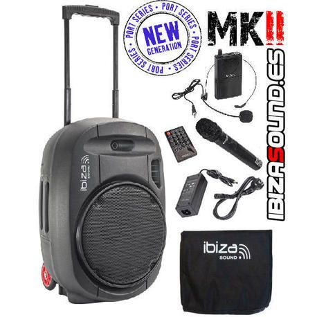 PORT12UHF-MKII Ibiza battery speaker 