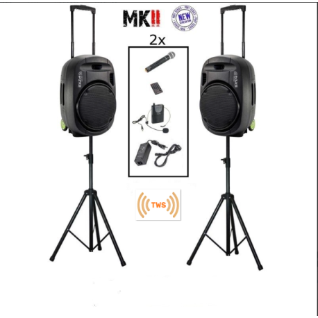 IBIZA SOUND PORT15VHF-MKII TWS PACK-2