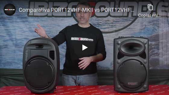 Ibiza Sound PORT15VHF-MKII Altavoz portátil 800W USB/SD/BT