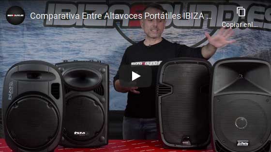 Altavoz Portátil Ibiza 10-5536PLS Party-Street1, Bluetooth, Usb & Micro-SD  4/10Cm 100W